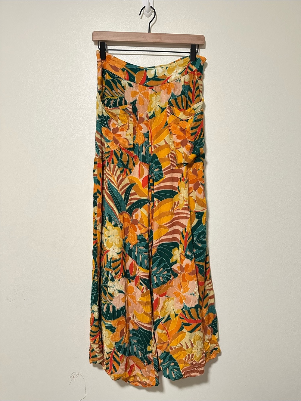 Rip curl Tropical Floral Printed High Waisted Wide Leg Pants
